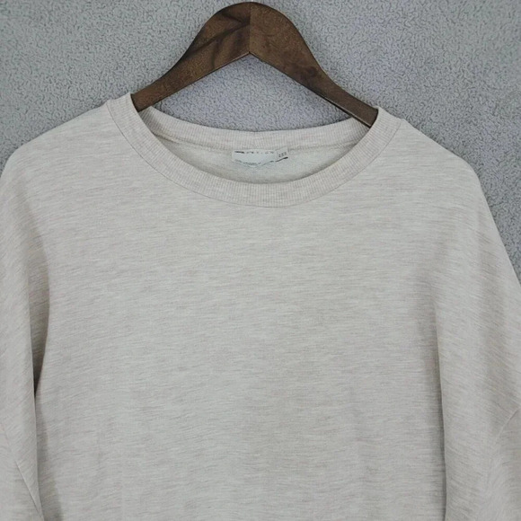 Asos Design Beige Oversized Sweatshirt Dress US 10 pullover   20CT - Picture 6 of 7